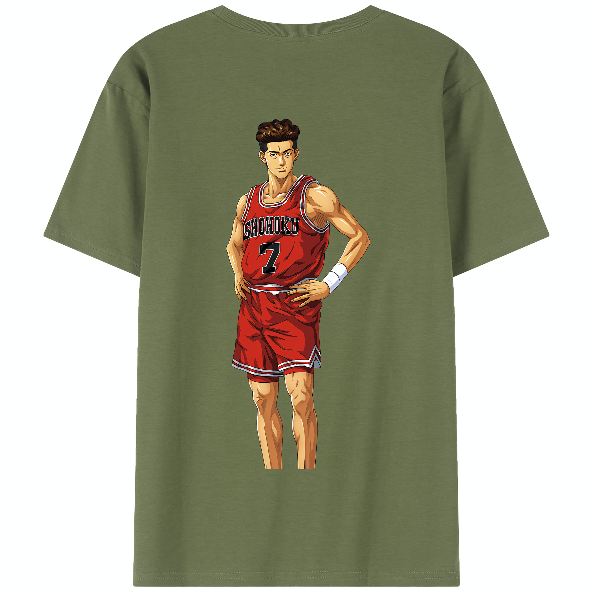 SLAM DUNK／スラムダンク 綿100％半袖Tシャツ（背面プリント）